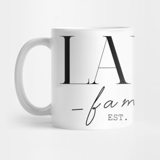 Law Family EST. 2020, Surname, Law Mug